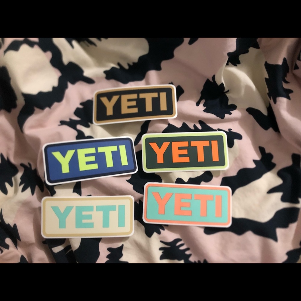 Yeti stickers (5)